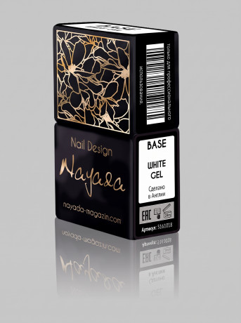 Базовый гель Nayada белый White Base 12 мл