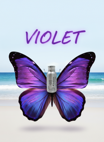 Мономер для ногтей Nayada фиолетовый Acrylic Violet Liquid с уменьшенным запахом объемом 50 мл