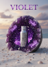 Мономер для ногтей Nayada фиолетовый Acrylic Violet Liquid с уменьшенным запахом объемом 50 мл