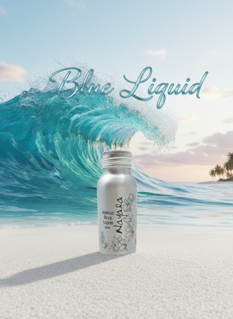 Мономер для ногтей Nayada голубой Acrylic Blue Liquid объемом 50 мл