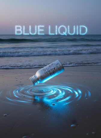 Мономер для ногтей Nayada голубой Acrylic Blue Liquid объемом 50 мл