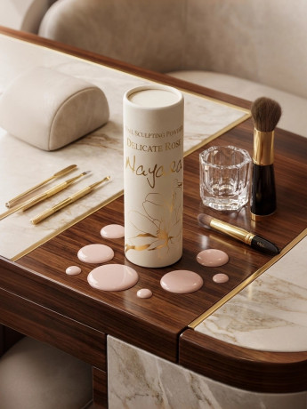 Nayada / Акрил для наращивания ногтей Delicate Rose 150 г