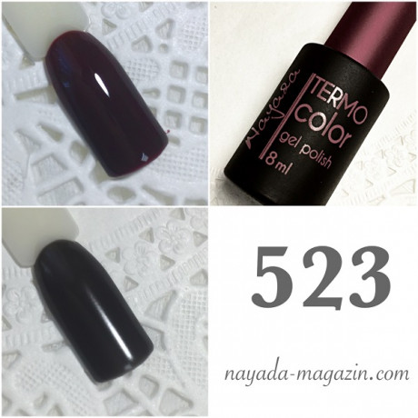 Гель-лак для ногтей маникюра педикюра Термо №523 8 мл