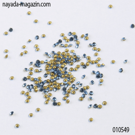 Конусные стразы №3 Nayada Анютины глазки 400 шт.